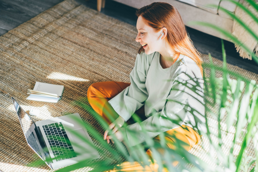 Girl on laptop