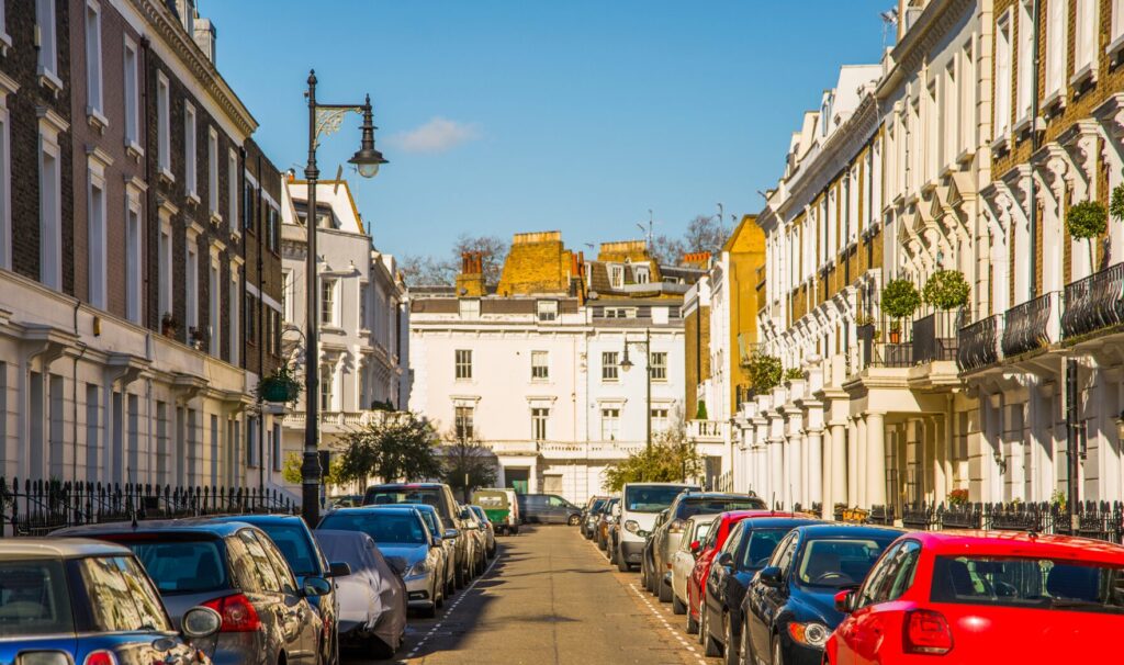 UK residential street illustrating long-term property investment and capital growth
