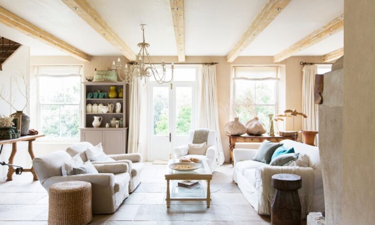 Bright, comfortable living room interior reflecting luxury downsizing and retirement living in Knowle