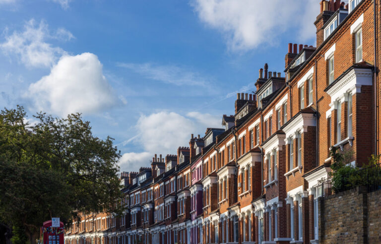 Row of traditional terraced houses, representing Carlisle house prices and local property trends in 2026.
