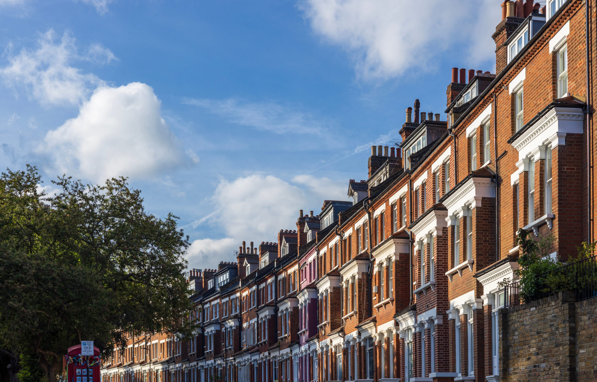 Row of traditional terraced houses, representing Carlisle house prices and local property trends in 2026.